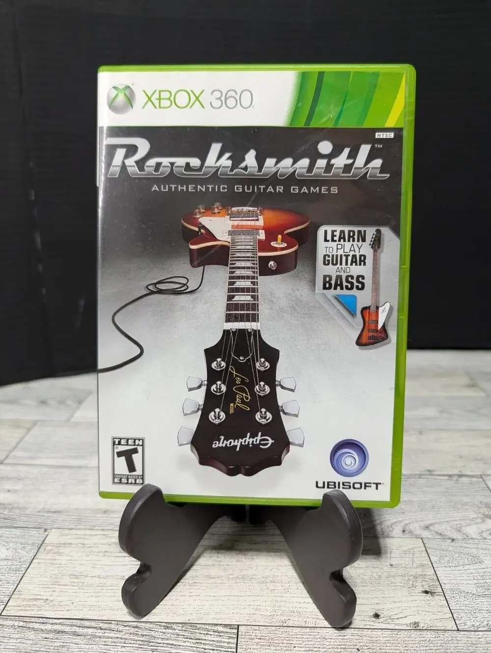 Rocksmith Guitar and Bass (Microsoft Xbox 360) Complete CIB Tested Video Game
